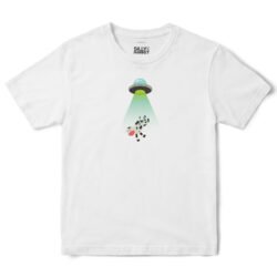 Abducted Cow T-Shirt in White