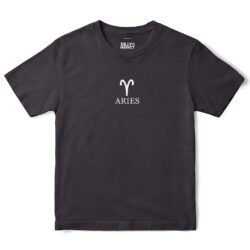 Aries Zodiac T-Shirt in Black