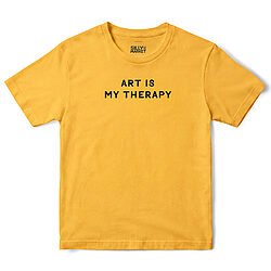 Art Is My Therapy T-Shirt in Daisy