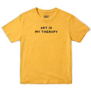 Art Is My Therapy T-Shirt in Daisy