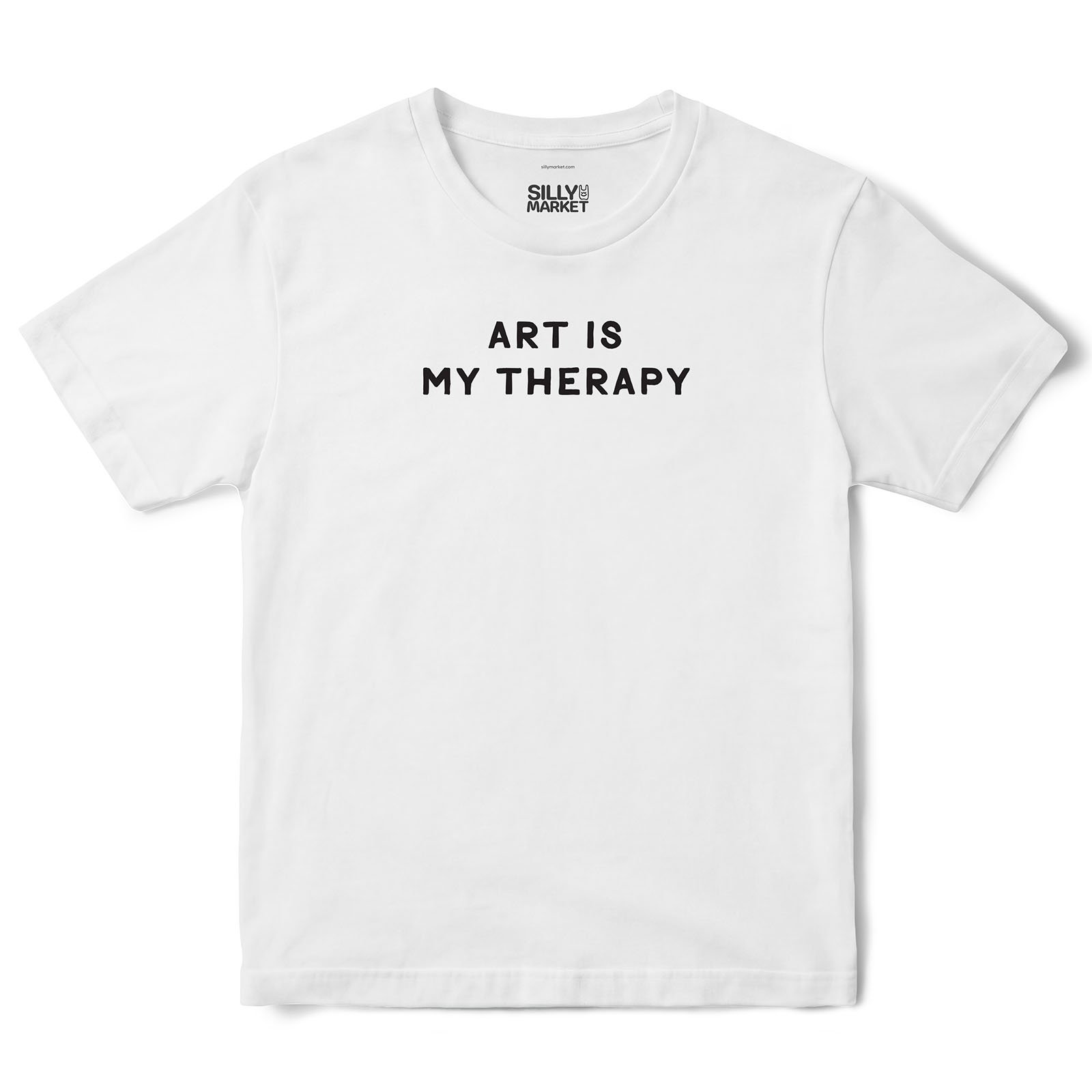 Art Is My Therapy T-Shirt in White