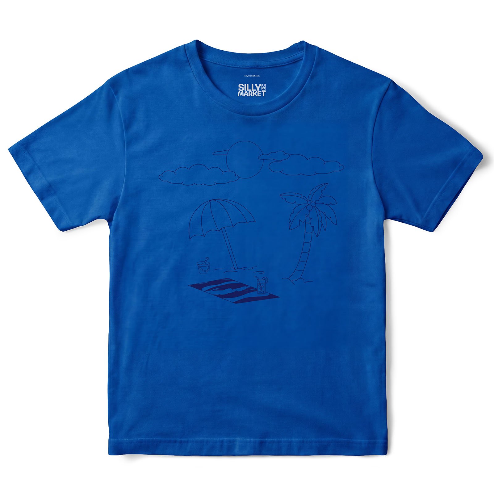Beach Day T-Shirt in Royal