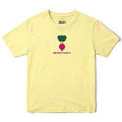 Beetroot Society T-Shirt in Cornsilk