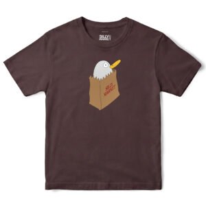 Bird In The Bag T-Shirt in Dark Chocolate