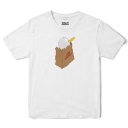 Bird In The Bag T-Shirt in White