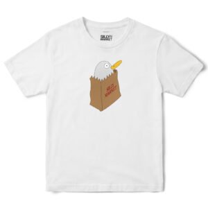 Bird In The Bag T-Shirt in White