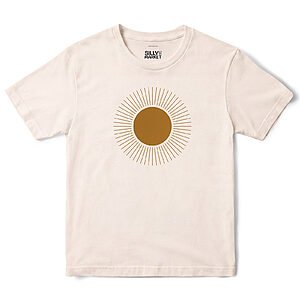 Boho Sun Rays T-Shirt in Natural