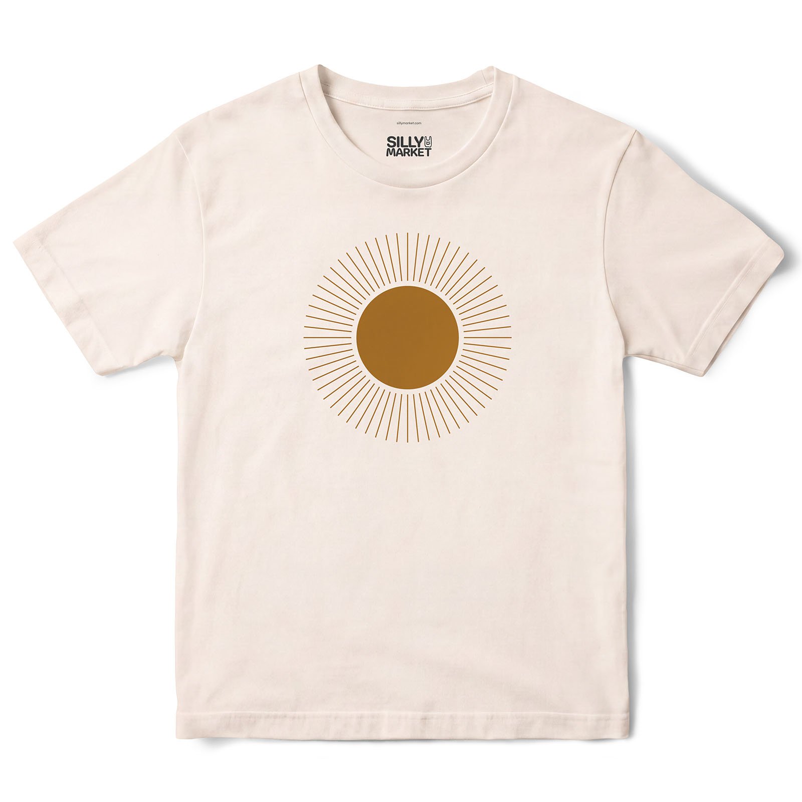Boho Sun Rays T-Shirt in Natural