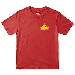 Brand New Day Sun T-Shirt in Red