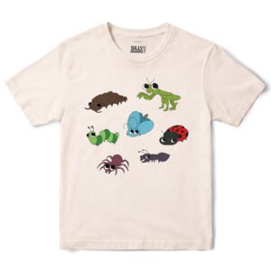 Bug Collection T-Shirt in Natural