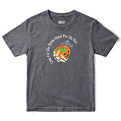 Came For The Booze Stayed For The Boo T-Shirt in Charcoal