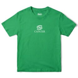 Cancer Zodiac T-Shirt in Irish Green