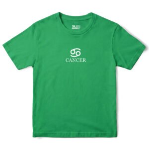 Cancer Zodiac T-Shirt in Irish Green