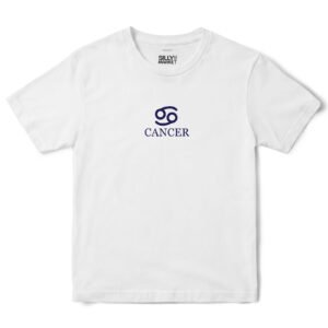 Cancer Zodiac T-Shirt in White