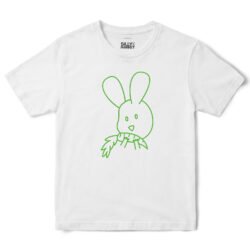 Carrot Bunny T-Shirt in White