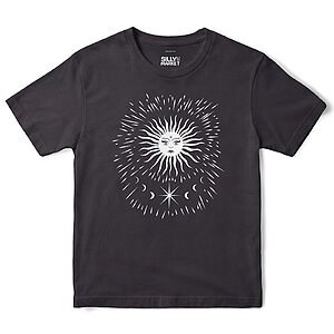 Celestial Sun T-Shirt in Black