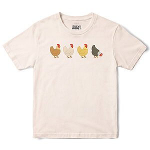Chicken Line T-Shirt in Natural