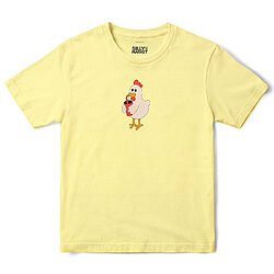 Chicken Soda T-Shirt in Cornsilk