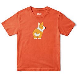 Corgi T-Shirt in Orange