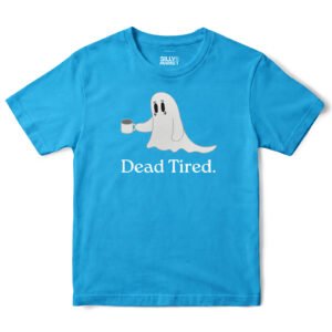 Dead Tired Ghost T-Shirt in Sapphire