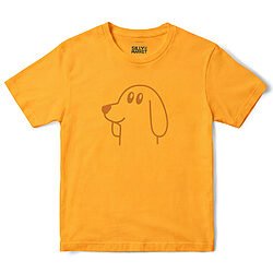 Dog Head T-Shirt in Gold