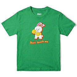 Don't Touch Me Bunny T-Shirt in Irish Green