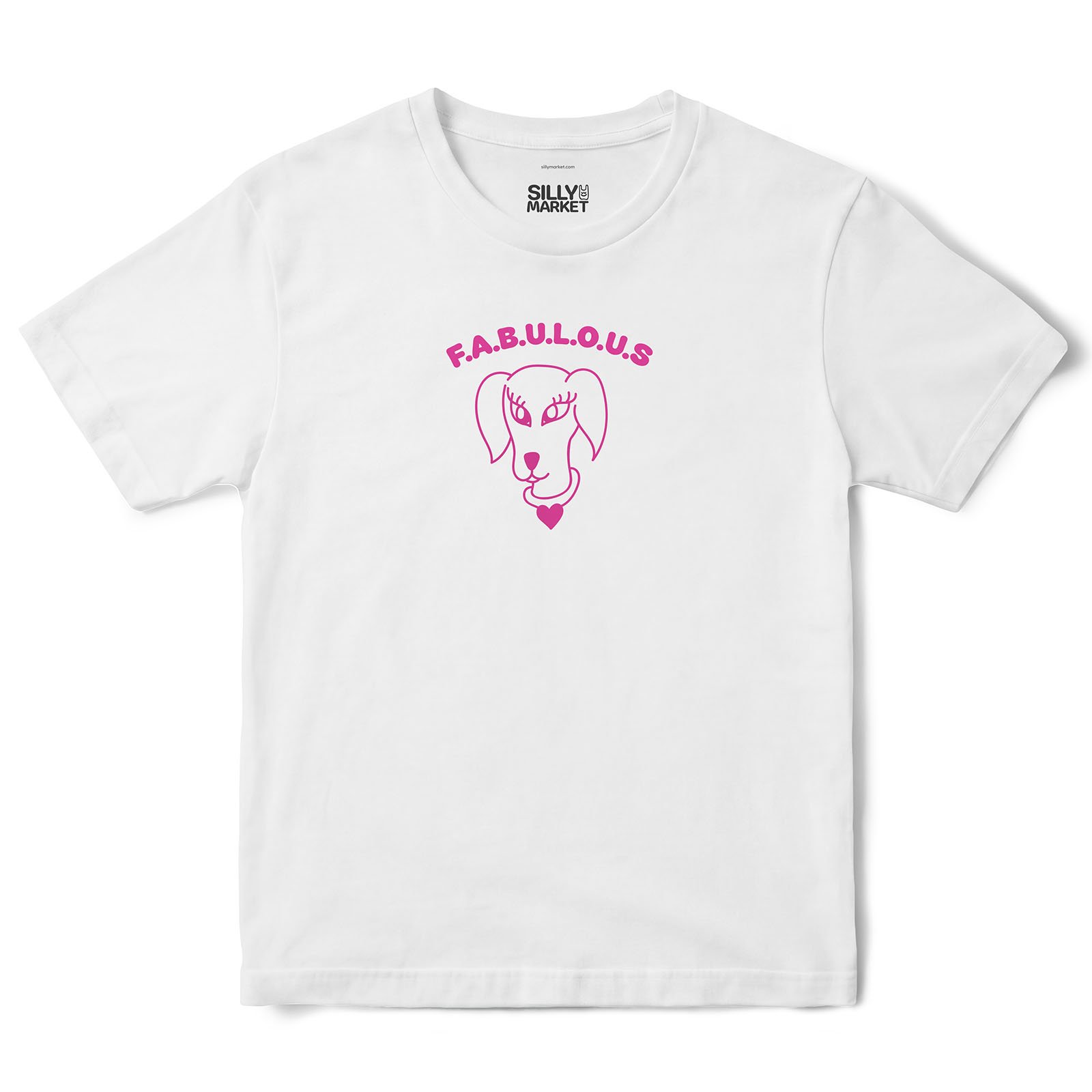 Fabulous Dog T-Shirt in White