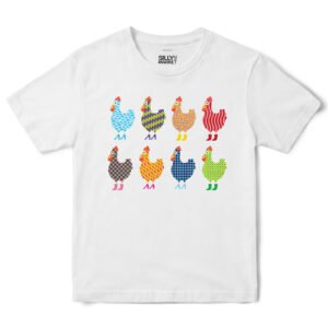 Fashion Chickens T-Shirt in White