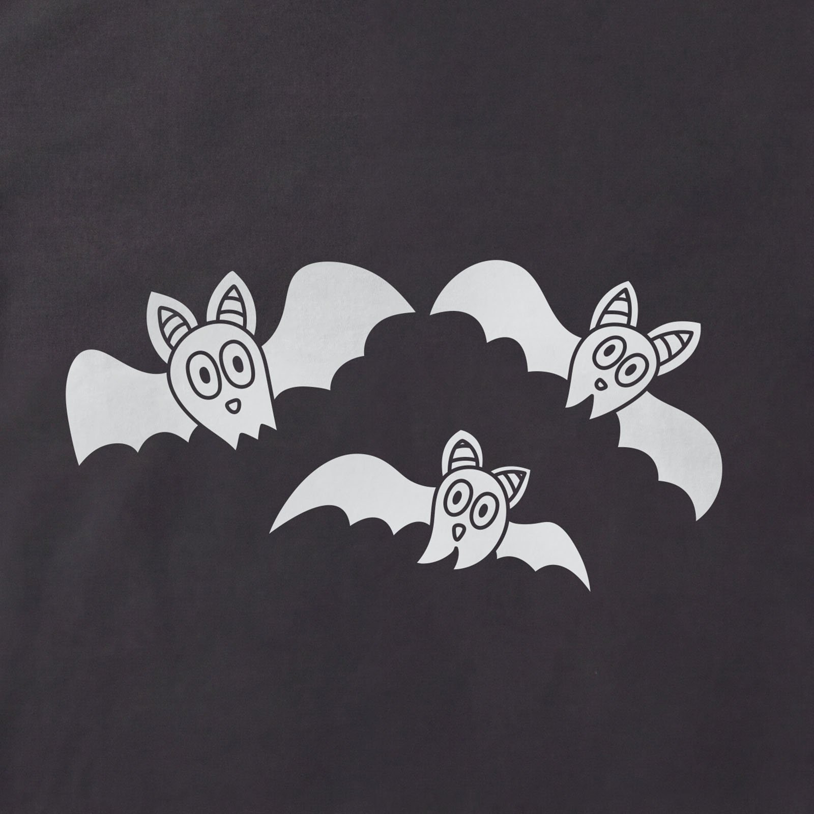 Flying Bats T-Shirt print detail in Black