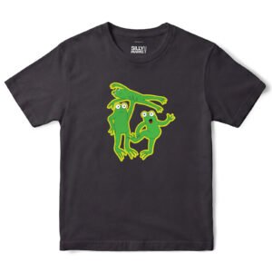 Frog Rave T-Shirt in Black