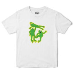 Frog Rave T-Shirt in White