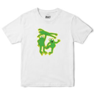Frog Rave T-Shirt in White
