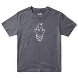 Ghost Ice Cream T-Shirt in Charcoal