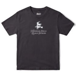 Handmade Spells Locally Sourced T-Shirt in Black