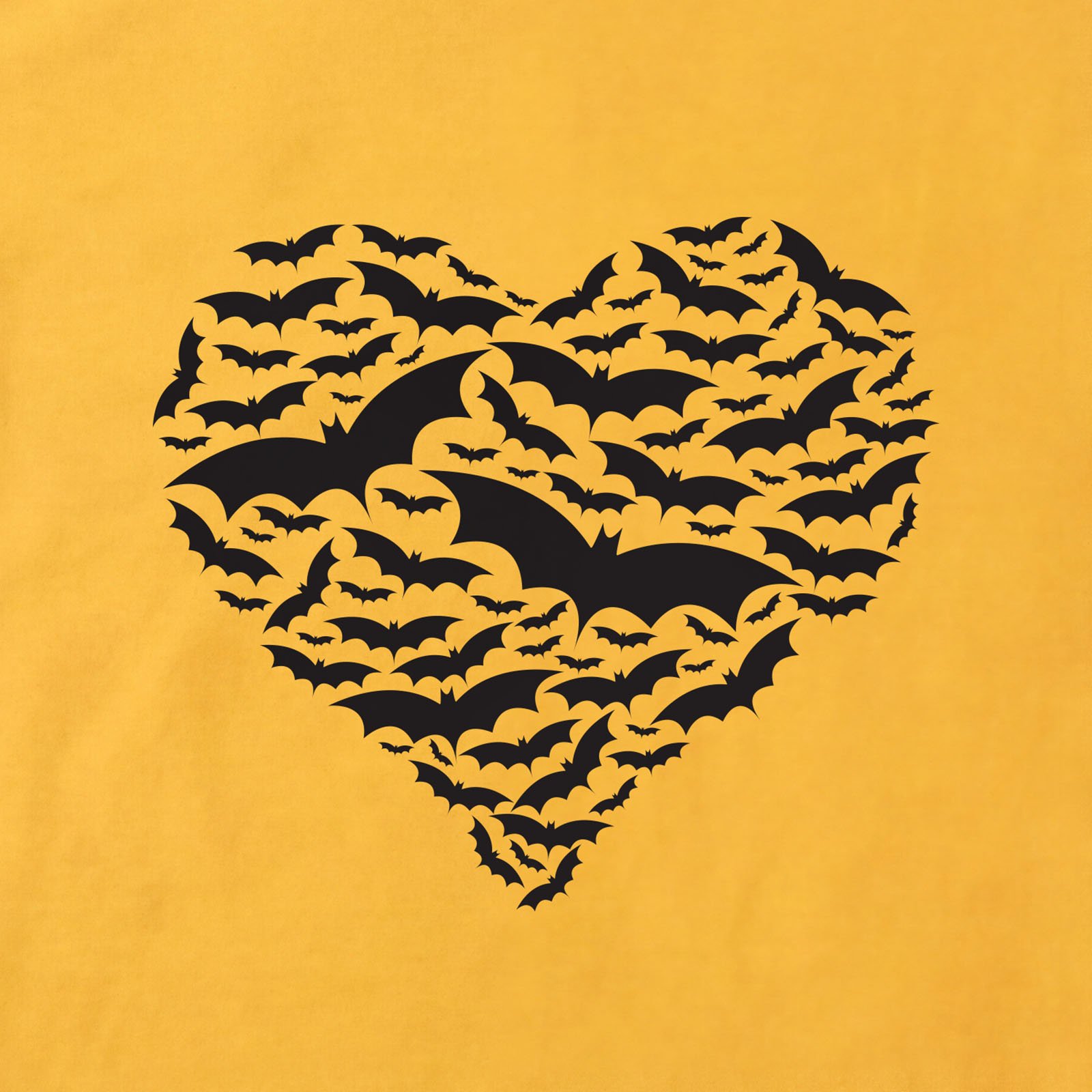 Heart Of Bats T-Shirt print detail in Daisy