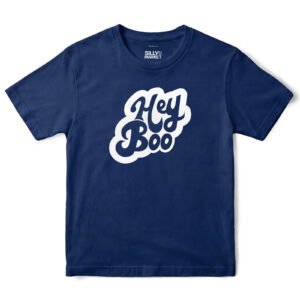 Hey Boo T-Shirt in Navy