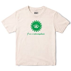 I Am A Metamorphosis Butterfly T-Shirt in Natural