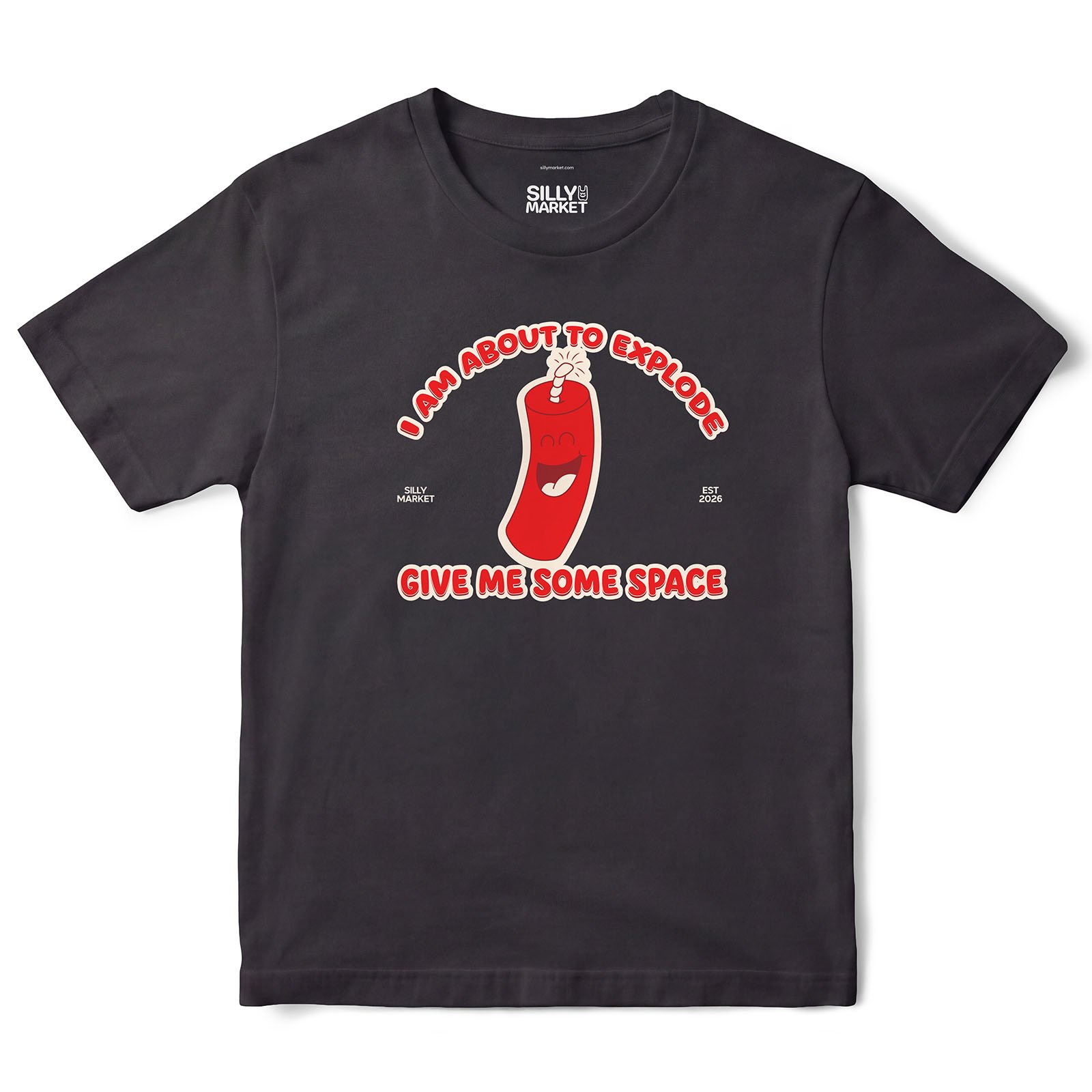 I Am About To Explode Dynamite T-Shirt in Black