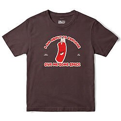 I Am About To Explode Dynamite T-Shirt in Dark Chocolate