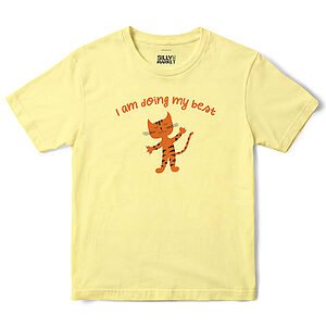 I Am Doing My Best Tiger T-Shirt in Cornsilk