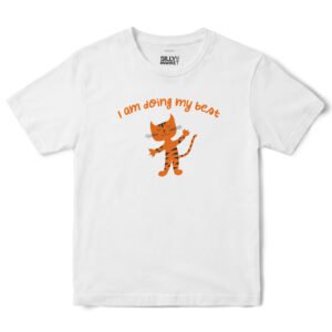 I Am Doing My Best Tiger T-Shirt in White