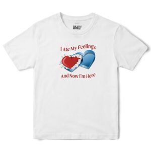 I Ate My Feelings Chocolate Box T-Shirt in White