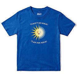 I Don't Do Magic I Am The Magic Sun T-Shirt in Royal