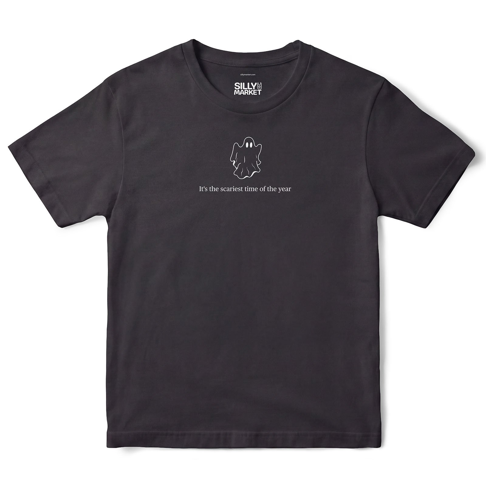 It's The Scariest Time Of The Year Ghost T-Shirt in Black