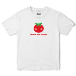 Leave Me Alone Tomato T-Shirt in White
