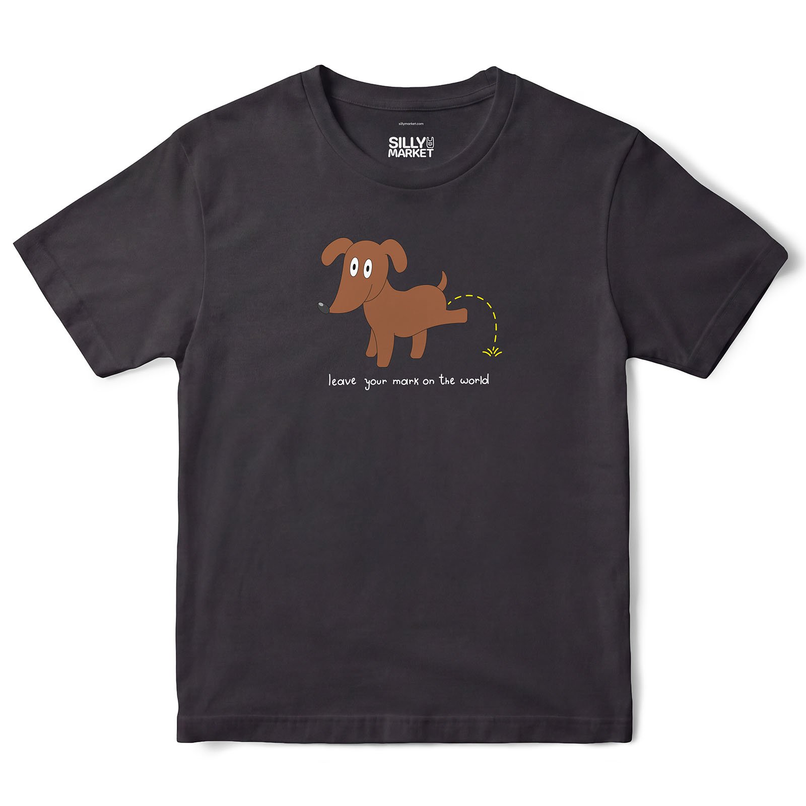 Leave Your Mark Dog T-Shirt in Black