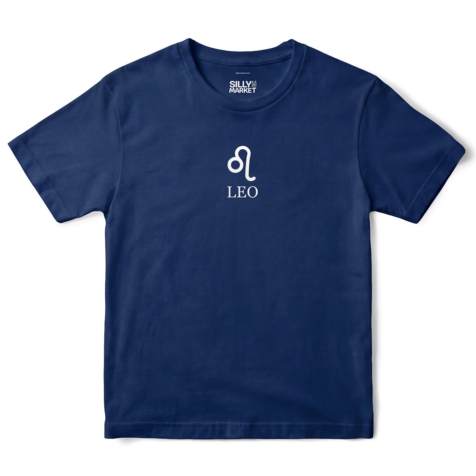 Leo Zodiac T-Shirt in Navy