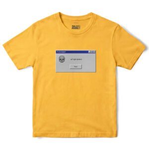 Let's Get Spooky Error Message T-Shirt in Daisy