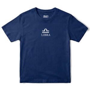 Libra Zodiac T-Shirt in Navy