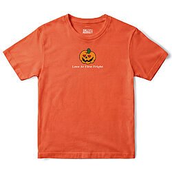 Love At First Fright Pumpkin T-Shirt in Orange